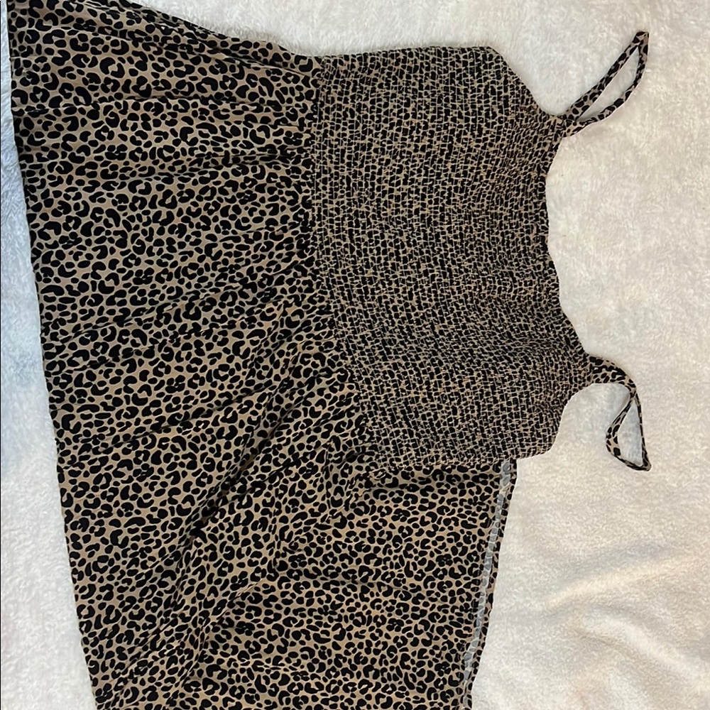 Old Navy Leopard Print Cami Dress